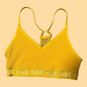 Victoria’s Secret Golden Sports Bralette Size Medium